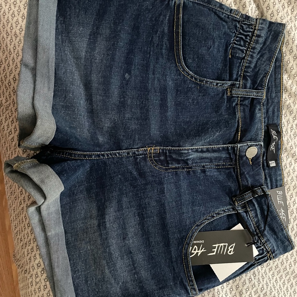 Denim shorts
